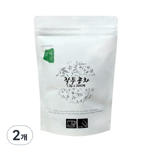 산해랑 볶은 작두콩차 티백, 1.2g, 20개입, 2개