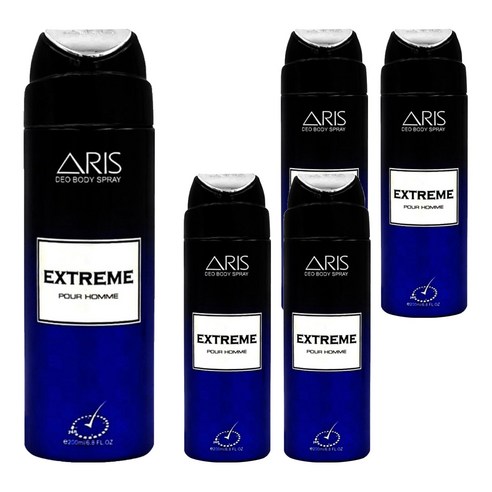 아리스 데오 바디 스프레이 익스트림, 5개, 200ml