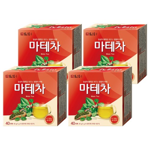 담터 마테차, 1g, 40개입, 4개