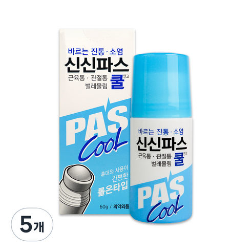 신신제약 신신파스 쿨 연고 60g, 1개입, 5개