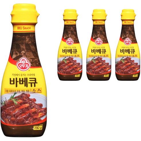 오뚜기 바베큐소스, 280g, 4개