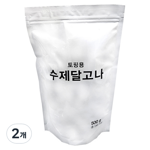 토핑용 수제달고나, 500g, 2개