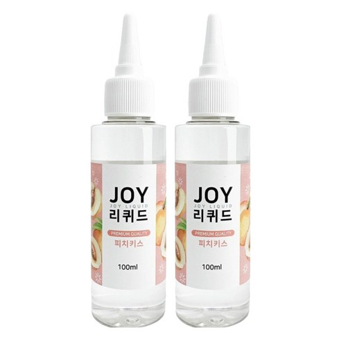 아로마조이 조이리퀴드 슬라임 향료 100ml, 2개, 피치키스