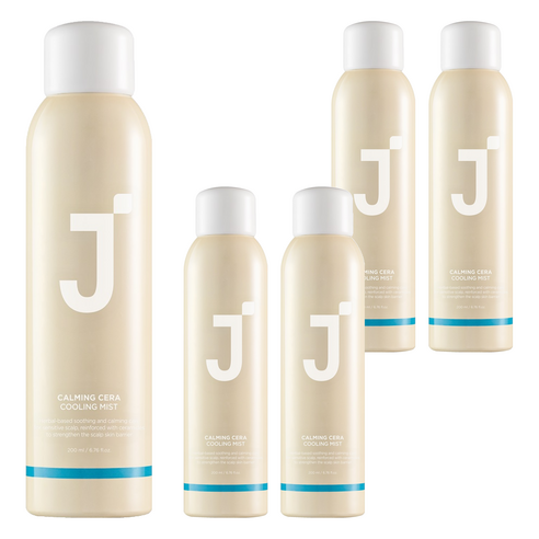 제이숲 카밍 세라 두피 쿨링 미스트 헤어 스프레이, 200ml, 5개