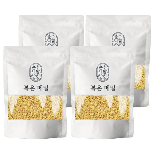 순수다함 볶은메밀차, 500g, 4개, 1개입
