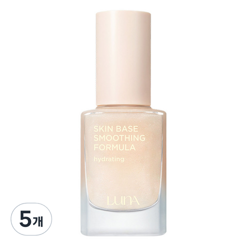[비건뷰티] 루나 스킨 베이스 스무딩 포뮬라, 하이드레이팅, 30ml, 5개