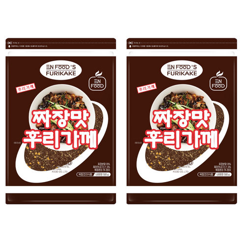 이엔푸드 짜장맛 후리가께, 500g, 2개