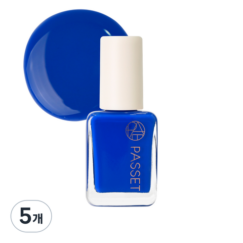 파셋 셀럽 네일컬러 폴리쉬 매니큐어 7ml, 41 마린블루, 5개