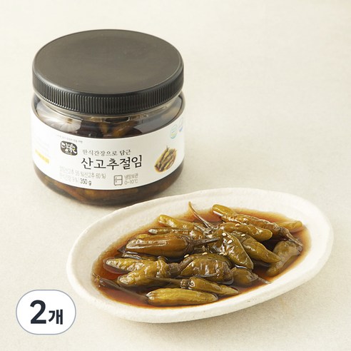 담가 산고추 절임, 350g, 2개