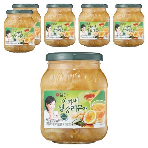 담터 아가베 생강레몬 액상차, 770g, 1개입, 6개