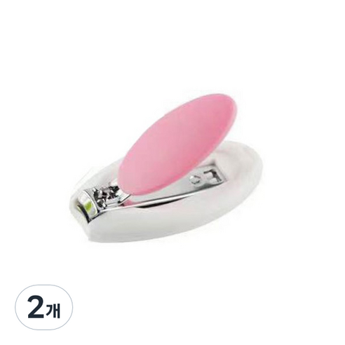 베러맘 유아용 튼튼한 손톱깎이, 핑크, 2개