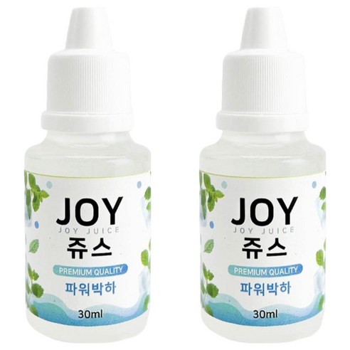아로마조이 조이쥬스 슬라임 향료 30ml, 2개, 파워박하