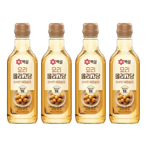 백설 요리 올리고당, 700g, 4개