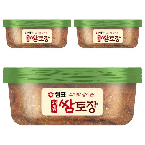 샘표 매콤 쌈토장, 170g, 3개