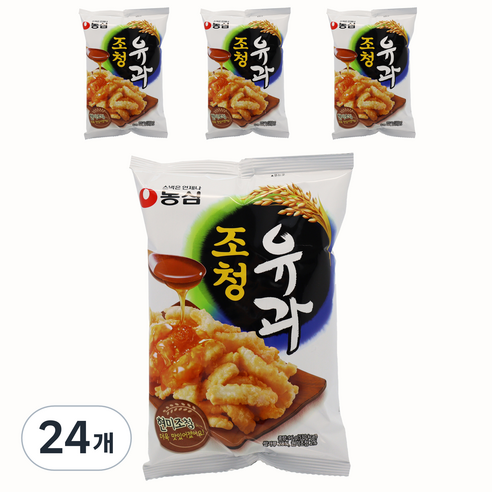 농심 조청 유과, 96g, 24개