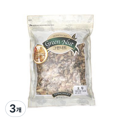 [그린너트] 견과류 호두, 400g, 3개