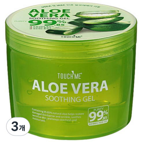 터치미 퓨리티 알로에베라 수딩 젤, 550ml, 3개