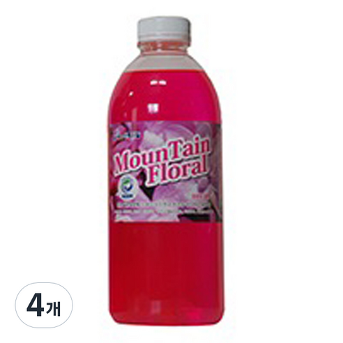 마운틴 Floral 다목적 세정제, 1L, 4개