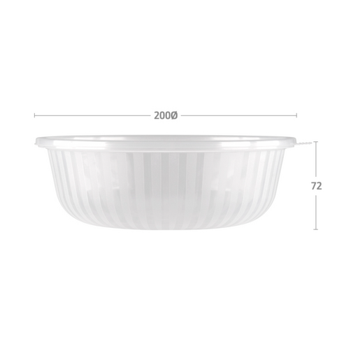 廚房用具 廚房 一次性產品 一次性 容器 可打包 可打包 一次性 圓形容器 圓形包裝容器