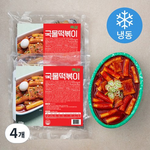 쿡생 국물떡볶이 (냉동), 520g, 4개