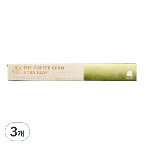 커피빈 디카페인 로스트 블렌드 캡슐커피, 5.2g, 10개입, 3개