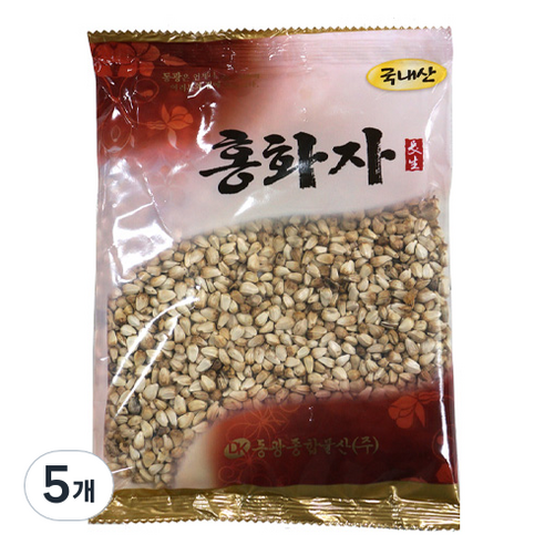 동광종합물산 국내산 홍화자, 100g, 5개