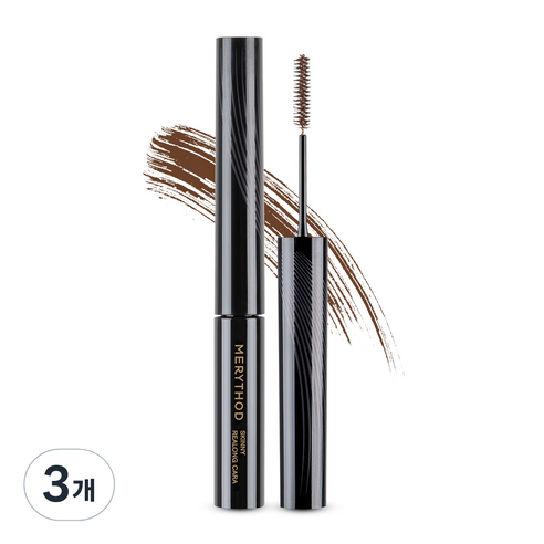 메리쏘드 스키니 릴롱카라 마스카라 3.2g, 다크브라운, 3개
