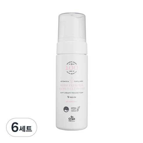 닥터올가 허브 페미닌 시크릿 클렌저, 150ml, 6세트