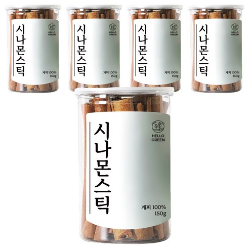 헬로우그린 시나몬스틱, 150g, 5개