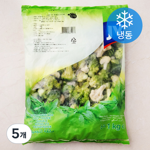 마당발 플로렛믹스 (냉동), 1kg, 5개