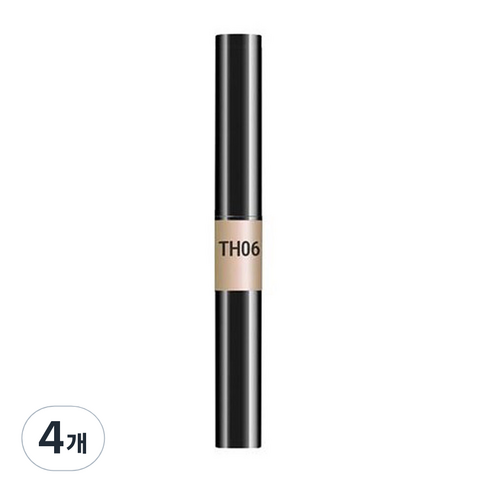 코로나인터네셔널 네일 스틱 파우더, 미러 파우더 TH06, 4개