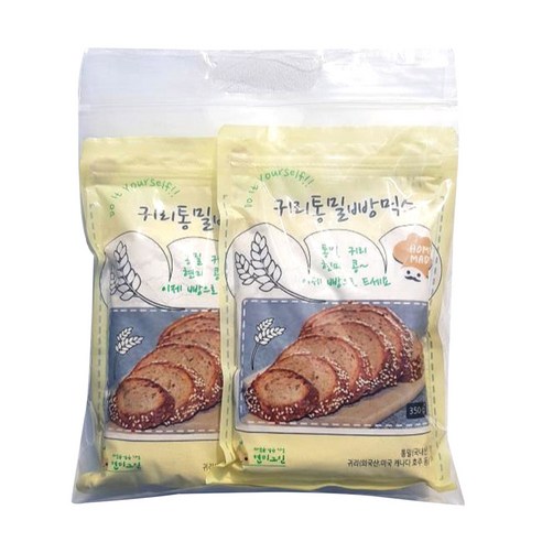 현미그린 귀리통밀빵믹스 350g x6봉, 6개