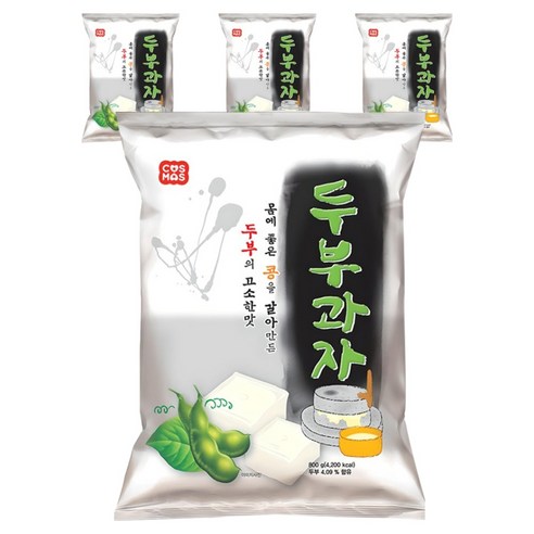 코스모스제과 두부과자, 800g, 4개