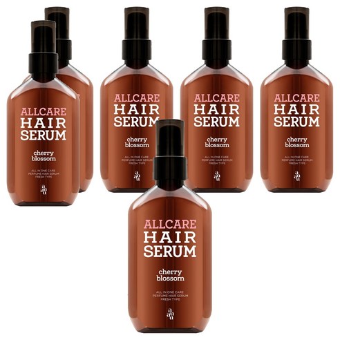 아유아유 올케어 헤어세럼 체리블러썸향, 100ml, 6개