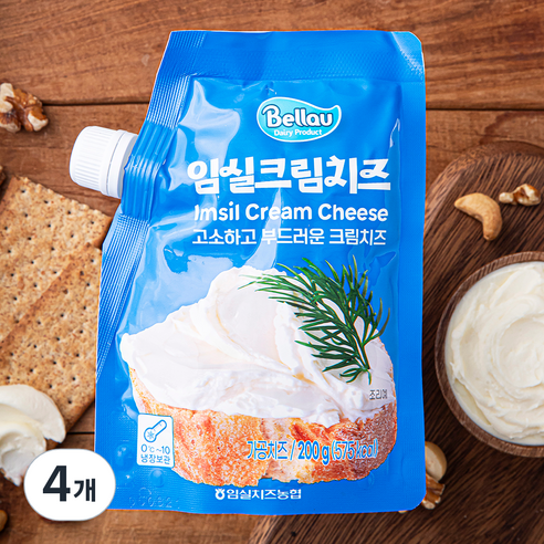 임실크림치즈, 200g, 1개입, 4개