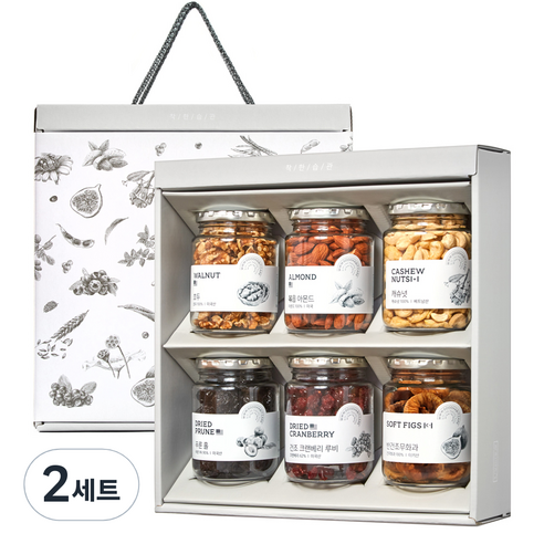 착한습관 견과 앤 건과 6종 선물세트 1.22kg, 2세트
