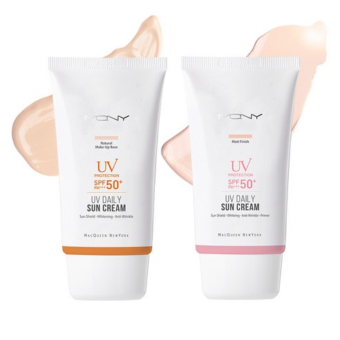 맥퀸뉴욕 유브이 데일리 선크림 SPF50+ PA+++ 매트 피니쉬 50g + 수분 50g, 1세트 블랑디바선베이스 Best Top5