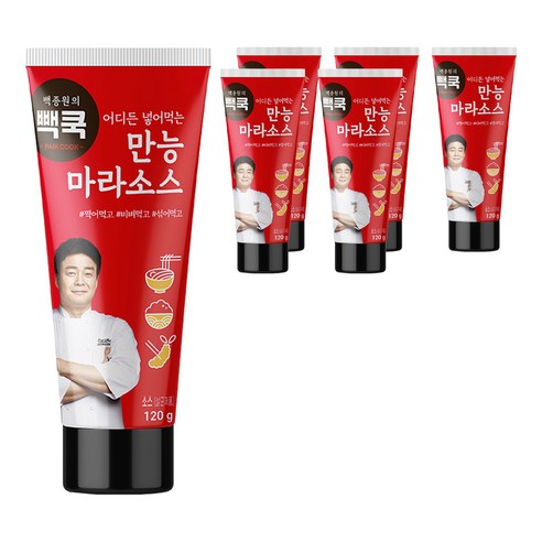 백쿡 만능 마라소스, 120g, 6개