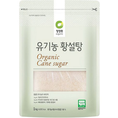 청정원 유기농 황설탕, 1kg, 1개