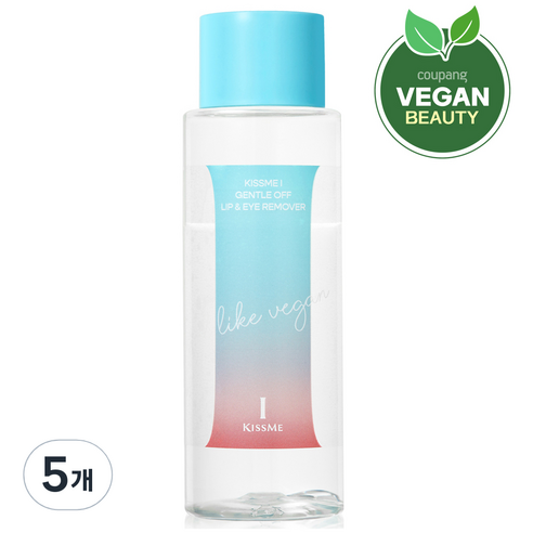 키스미 아이 젠틀 오프 립앤아이 리무버, 120ml, 5개
