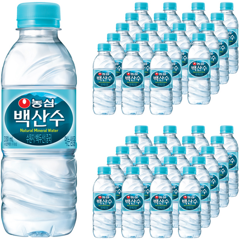 백산수, 330ml, 40개