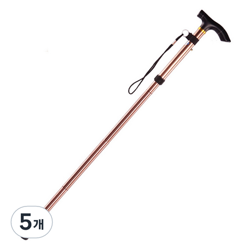 조인메이드 접이식 지팡이, 브라운, 5개