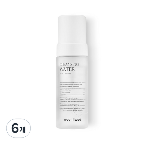 우리리우 클렌징 워터, 150ml, 6개