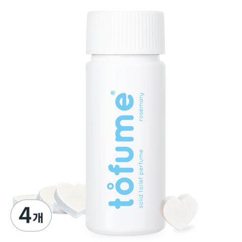 토퓸 화장실 방향제 본품 로즈마리 30p, 24g, 4개, 허브향