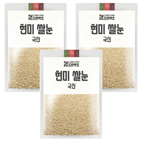 조은약초 현미쌀눈, 1kg, 3개