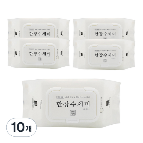 살림비책 일회용 뽑아쓰는 세제일체형 한장수세미 40p, 10개