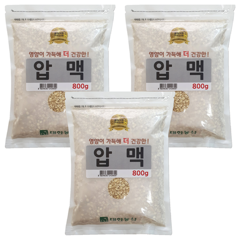 대한농산 압맥, 800g, 3개