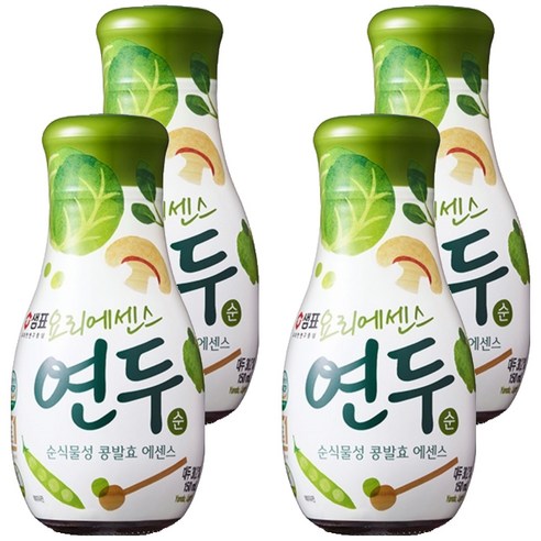 샘표 요리에센스 연두 순, 150ml, 4개