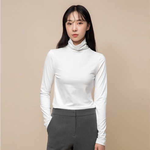 추천제품 캐럿 여성용 기모 터틀넥 티셔츠 – 시원한 여름을 준비하세요! 소개
