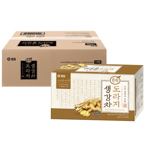 순작 도라지 생강차, 0.7g, 120개입, 6개